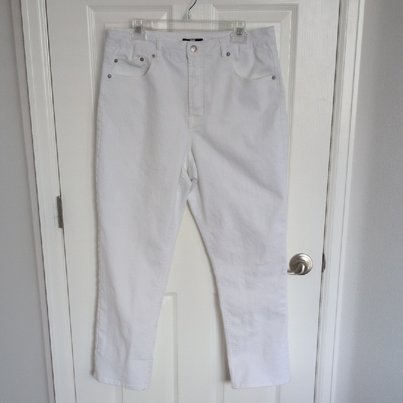 Frye Denim - Frye White Straight Leg Jeans - 12/31